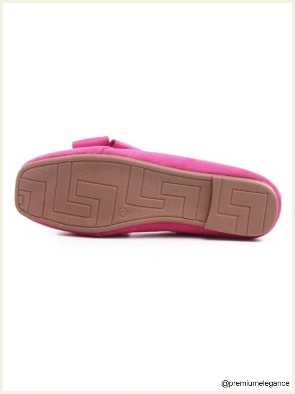 Faux Suede Square Toe Ballet Flats with Bow Latex Insole